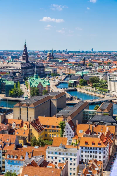 Stad Kopenhagen, Denemarken — Stockfoto