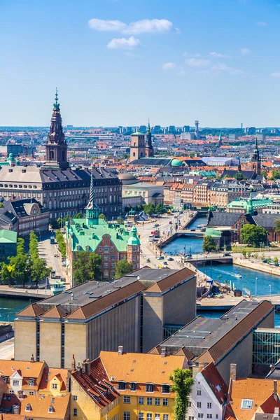 Stad Kopenhagen, Denemarken — Stockfoto