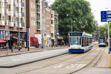 Amsterdam'ın modern tramvay