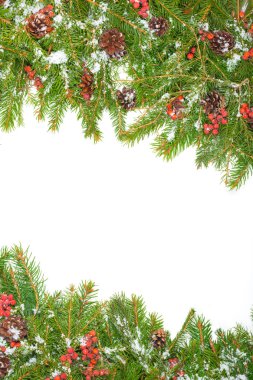 Noel arkaplanı. Eve çerçevesi