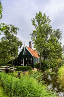 Zaanse Schans'a Hollanda'da