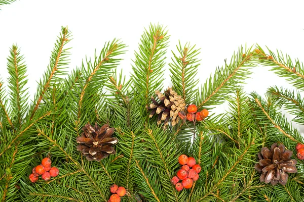 Weihnachtlicher Hintergrund. Rahmenwerk für Vorabend — Stockfoto