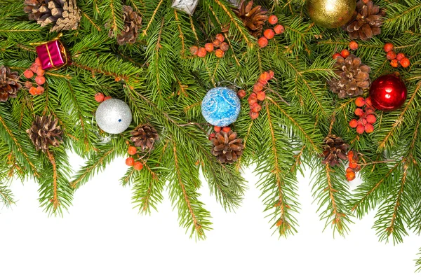 Weihnachtlicher Hintergrund. Rahmenwerk für Vorabend — Stockfoto