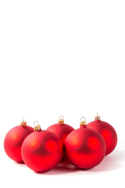 붉은 크리스마스 불알 — 스톡 사진