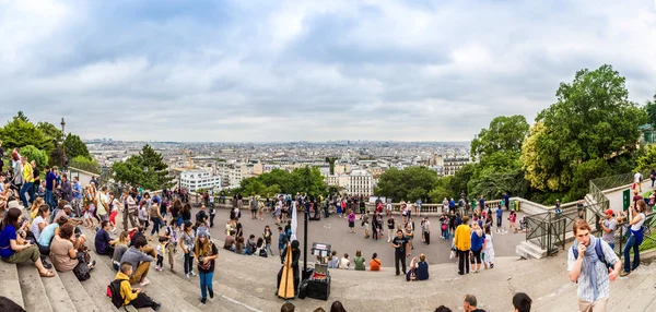 Pohled na panorama Paříže — Stock fotografie