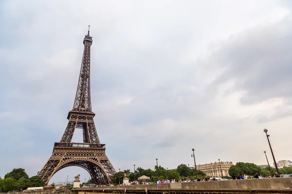 Seine en Eiffel tower — Stockfoto