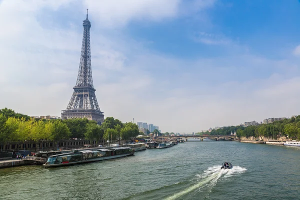 Sena y Torre Eiffel —  Fotos de Stock