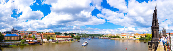 Panoramic view of Prague