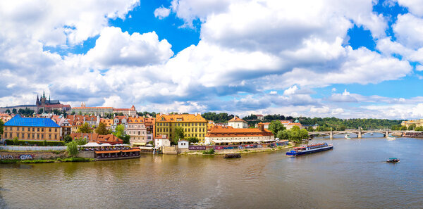 Panoramic view of Prague