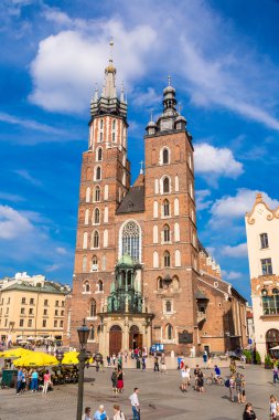 St. Mary Kilisesi Krakow 'da.