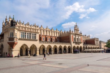 krakow şehrinde Pazar Meydanı