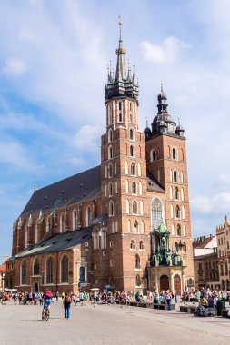 St. Mary Kilisesi Krakow 'da.