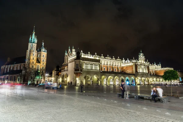 St. Mary's Church at night — Stock Photo, Image