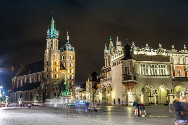 St. Mary's Church at night — Stock Photo, Image