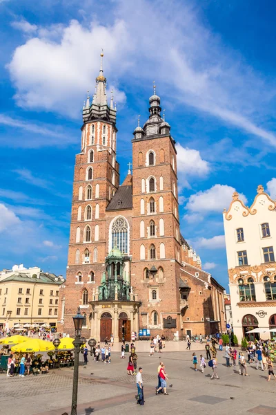 Iglesia de Santa María en Cracovia — Foto de Stock