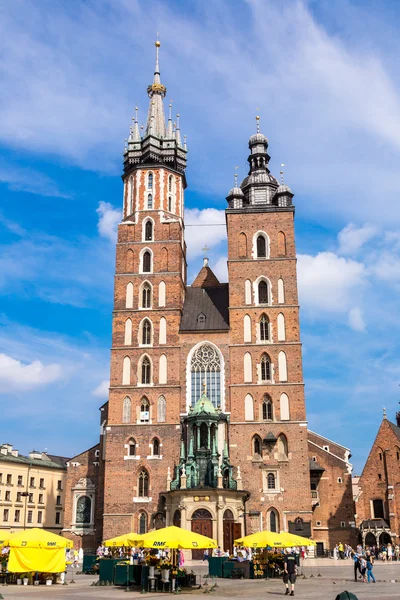 Церковь Святой Марии в Кракове — стоковое фото