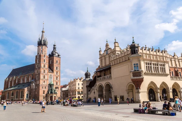 Szent Mária temploma Krakowban — Stock Fotó