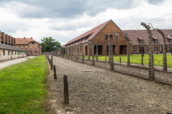 集中营auschwitz — 图库照片