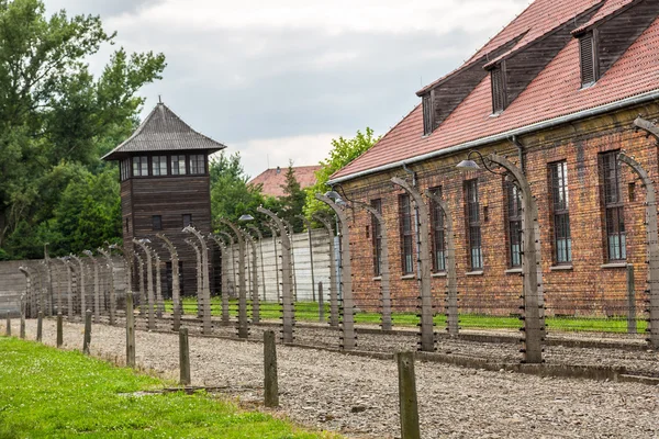 Campo de concentração auschwitz — Fotografia de Stock