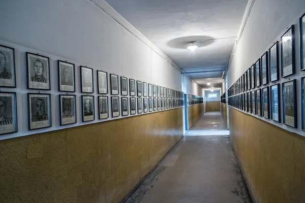 Campo de concentración en Auschwitz . — Foto de Stock