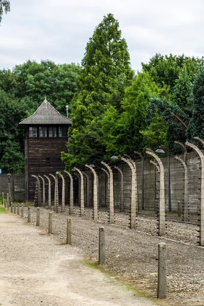 Στρατόπεδο συγκέντρωσης auschwitz — Φωτογραφία Αρχείου