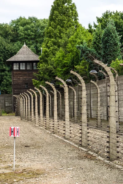 Στρατόπεδο συγκέντρωσης auschwitz — Φωτογραφία Αρχείου