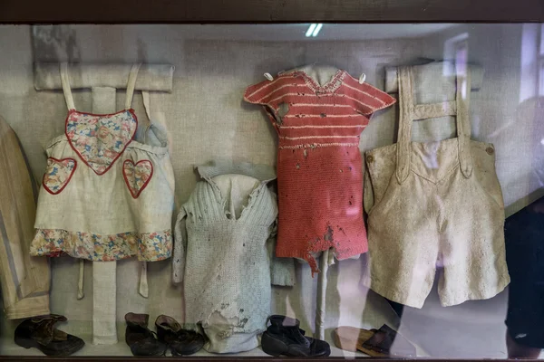 Campo de concentración en Auschwitz . — Foto de Stock