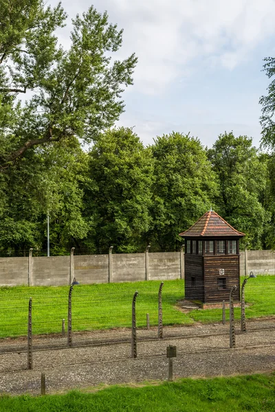 Концентрационный лагерь Освенцим — стоковое фото