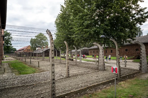 Στρατόπεδο συγκέντρωσης auschwitz — Φωτογραφία Αρχείου