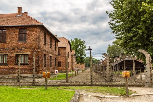 Osvětim koncentračního tábora — Stock fotografie