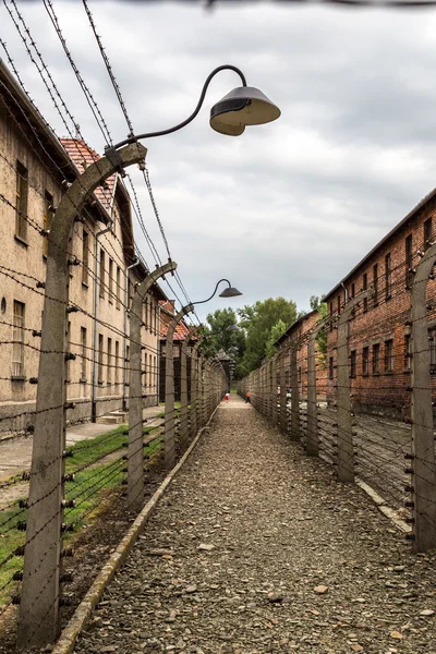 Obóz koncentracyjny auschwitz — Zdjęcie stockowe