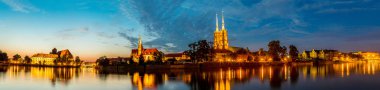 Wroclaw cityscape panorama