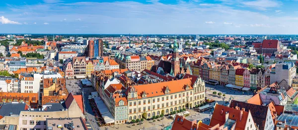 Praça do Mercado em Wroclaw — Fotografia de Stock