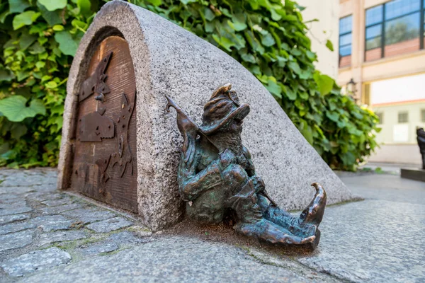 Gnom-Skulptur in Breslau, — Stockfoto