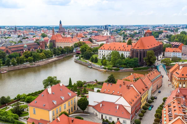 Vista aérea de Wroclaw — Foto de Stock