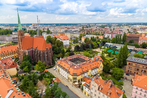 Vista aérea de Wroclaw — Fotografia de Stock