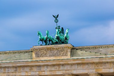 Berlin 'de Brandenburg kapısı
