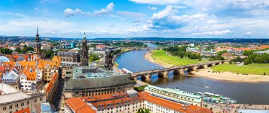 Dresden 'in panoramik görünümü