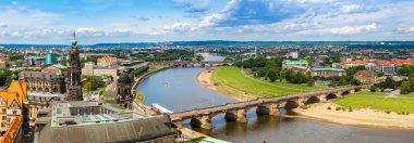 Dresden 'in panoramik görünümü