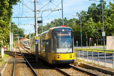 Dresden modern tramvay