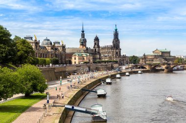 Dresden 'in panoramik görünümü