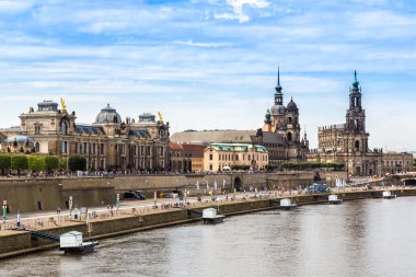 Dresden 'in panoramik görünümü