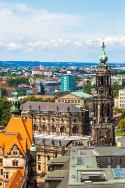 Dresden 'in panoramik görünümü