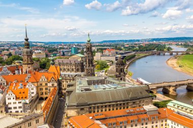 Dresden 'in panoramik görünümü
