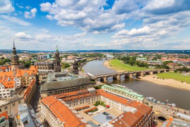 Dresden 'in panoramik görünümü