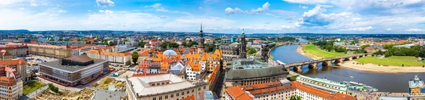 Panoramatický výhled na Drážďany — Stock fotografie