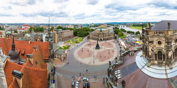 Panoramautsikt över Dresden — Stockfoto