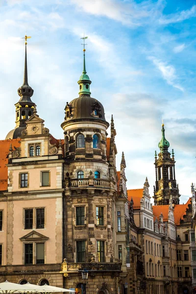 Dresden mimarisi ve Binalar — Stok fotoğraf