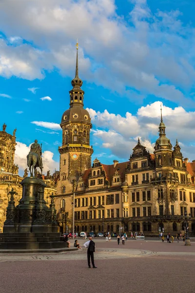 Дрезденская архитектура — стоковое фото