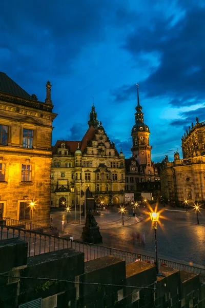 Vista do pôr do sol de Dresden . — Fotografia de Stock